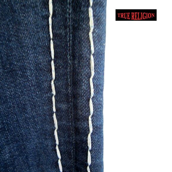 TRUE RELIGION NEW Y2K STELLA Supra-T Stripe Low Rise Skinny Jean 29 - Picture 6 of 12